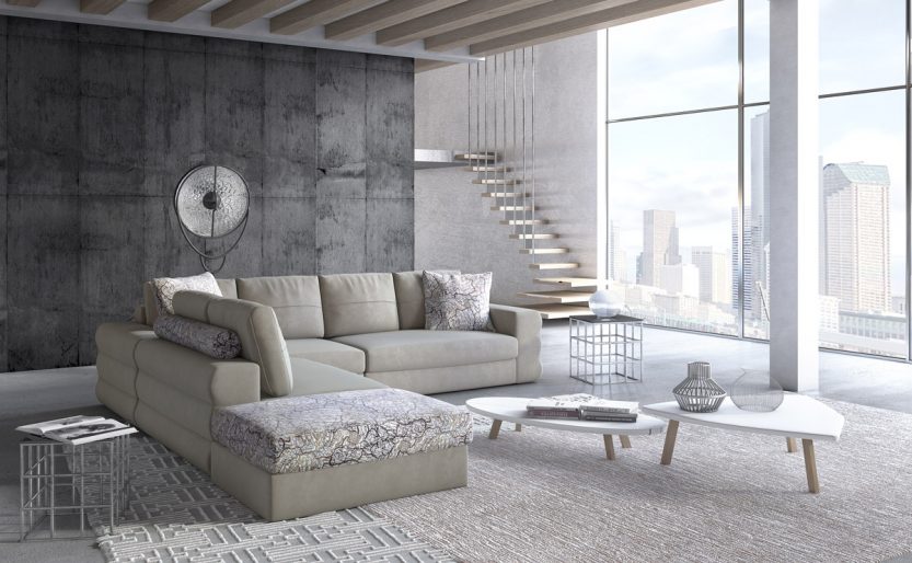 γωνιακός καναπές pride