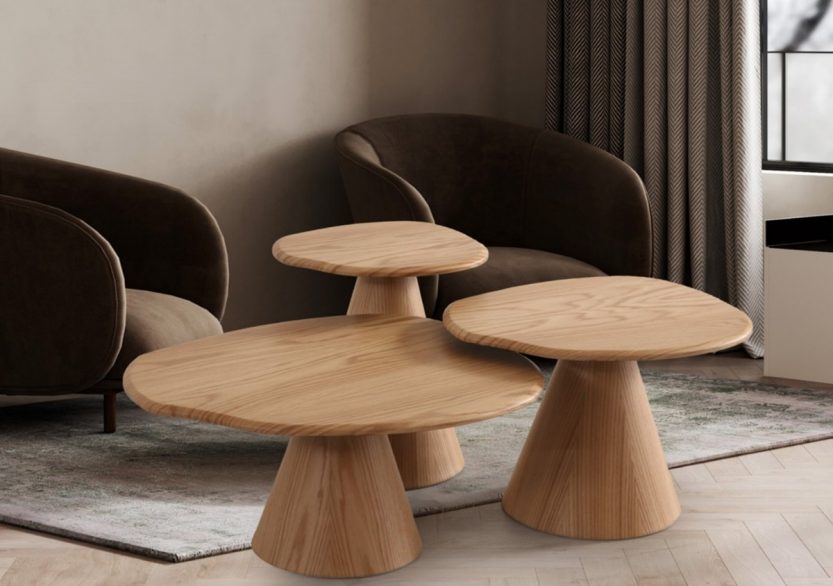 σετ τραπεζιών σαλονιού delgado