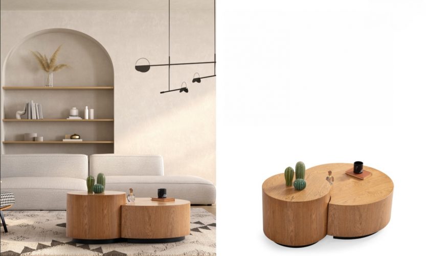 σετ τραπεζιών σαλονιού toledo